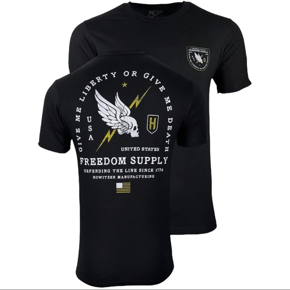 Howitzer Other - Howitzer Style Men's T-Shirt Freedom Line Military Grunt MFG